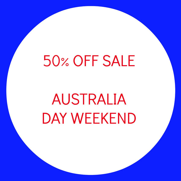 Celebrate Australia Day - 50% off entire online range