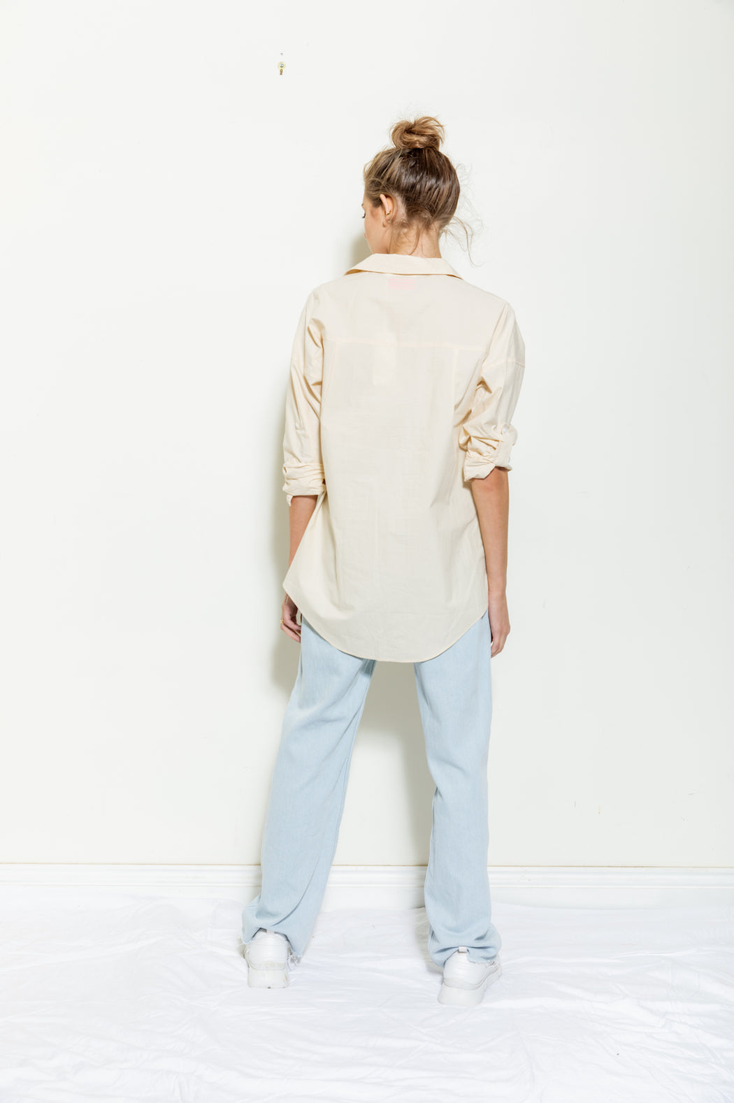 Iris Classic Oversize Shirt - parchment