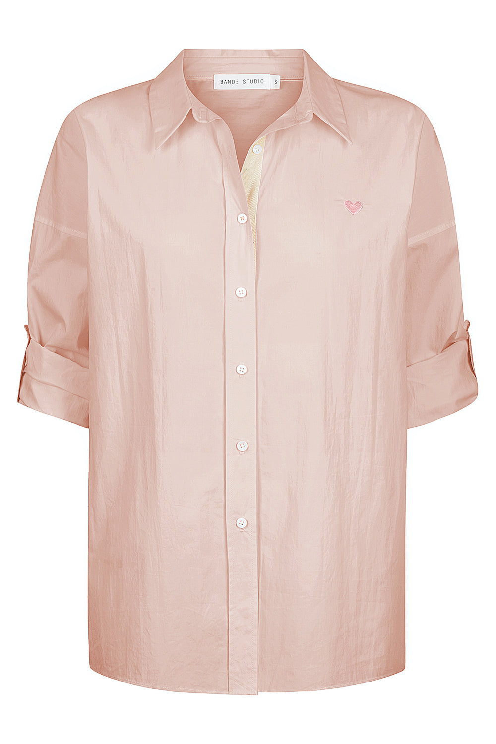 Iris Classic Oversize Shirt - peach pearl